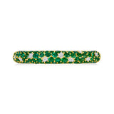 Emerald and Diamond Mosaic Bangle