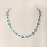 Brazilian Paraiba and Sapphire Necklace