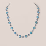 Brazilian Paraiba and Sapphire Necklace