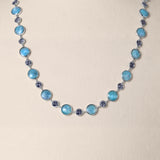 Brazilian Paraiba and Sapphire Necklace