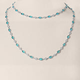 Brazilian Paraiba and Diamond By The Yard