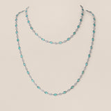 Brazilian Paraiba and Diamond Necklace