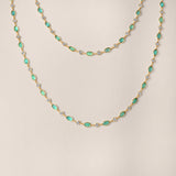 Brazilian Paraiba and Diamond Necklace