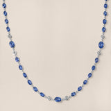 Ceylon Sapphire and Diamond By the Yard