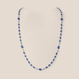 Ceylon Sapphire and Diamond By the Yard