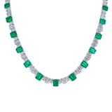 Colombian Emerald and Diamond Necklace