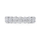 Oval Diamond Eternity Band