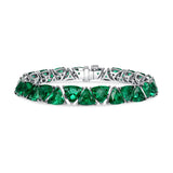 Colombian Emerald Trillion-Cut Bracelet